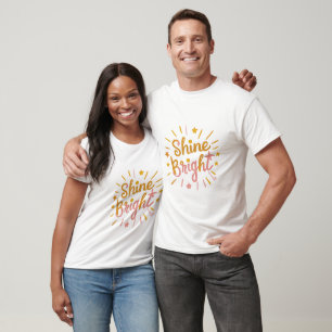 Strahle Hell – Energetisches & Positives Design T-Shirt