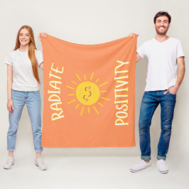 Strahle Positivität aus Fleecedecke