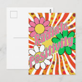 Strahle Positivität aus Postkarte (Vorne/Hinten)