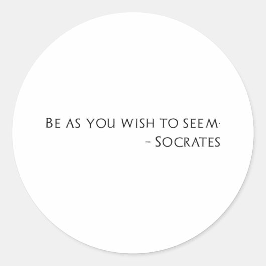 Strahle Positivität aus Runder Aufkleber (Vorderseite)