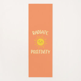 Strahle Positivität aus Yogamatte