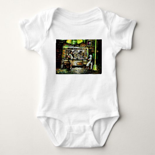 Strahlen Baby Strampler (Vorderseite)