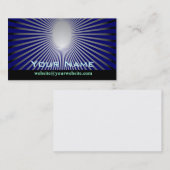 Strahlen der abstrakten Geschäftskarte der Sonne Visitenkarte (Vorne/Hinten)