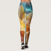 Strahlen der blühenden ätherischen Blütenblätter i Leggings (Rückseite)