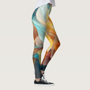 Strahlen der Blütenpracht ätherischer Blütenblätte Leggings
