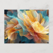 Strahlen der Blütenpracht ätherischer Blütenblätte Postkarte (Vorderseite)