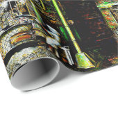 Strahlen Geschenkpapier (Rolleneckpunkt)