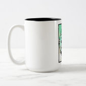 Strahlen Guam-Siegel-w Sun Zweifarbige Tasse (Links)