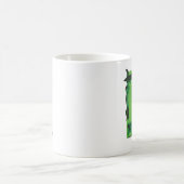 Strahlen herauf Kuhgrün Kaffeetasse (Mittel)