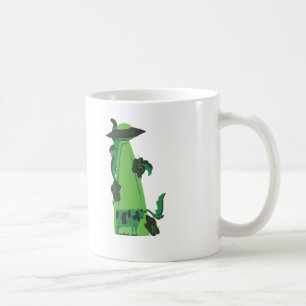Strahlen herauf Kuhgrün Kaffeetasse