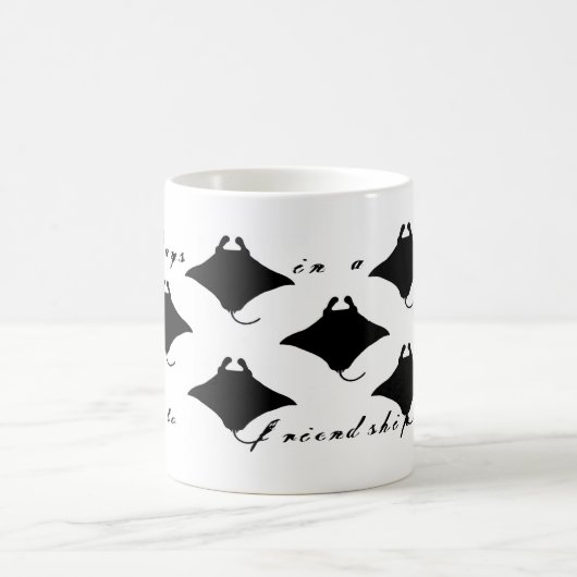 Strahlen in einer Tasse zur Freundschaft (Mittel)