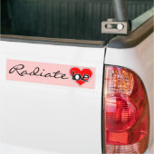 Strahlen Sie Liebe-Autoaufkleber aus Autoaufkleber (Auf Lkw)