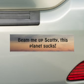Strahlen Sie mich herauf Scotty… Autoaufkleber (Auf Auto)