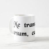 Strahlen Sie mich oben, Scotty! Kaffeetasse (Vorderseite Links)