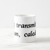 Strahlen Sie mich oben, Scotty! Kaffeetasse (Mittel)