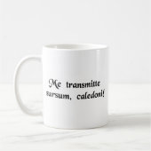 Strahlen Sie mich oben, Scotty! Kaffeetasse (Links)