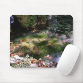 Strahlen und Blätter auf Wasser Mousepad (Mit Mouse)