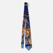 Strahlen von Krippe aus festem Glas Blau Krawatte (Rückseite)