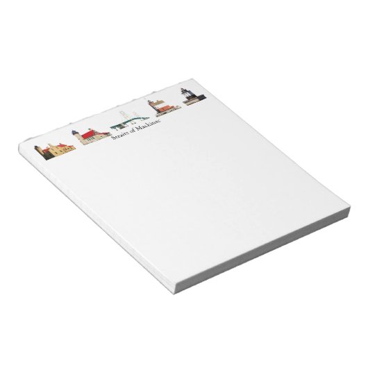 Strahlen von Mackinac Notizblock (angewinkelt)