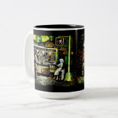 Strahlen Zweifarbige Tasse (Vorderseite Links)