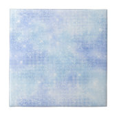 strahlend hellblau irisierend fliese (Vorderseite)