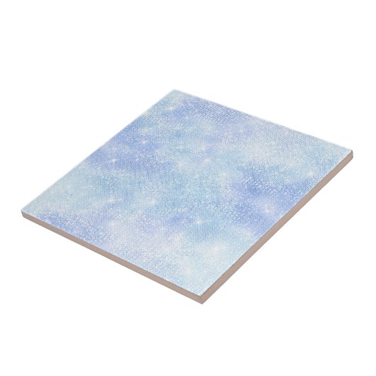 strahlend hellblau irisierend fliese (Seite)