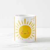 Strahlend Helle Lächelnde Sonne Tasse (Mittel)