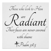 Strahlend in ihm poster (Vorderseite)