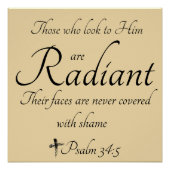 Strahlend in ihm poster (Vorderseite)