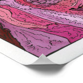 Strahlend Poster (Ecke)