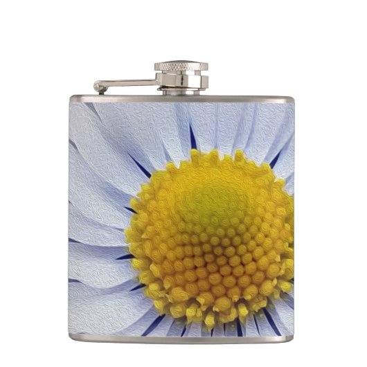 strahlend weiß flachmann (Vorderseite)