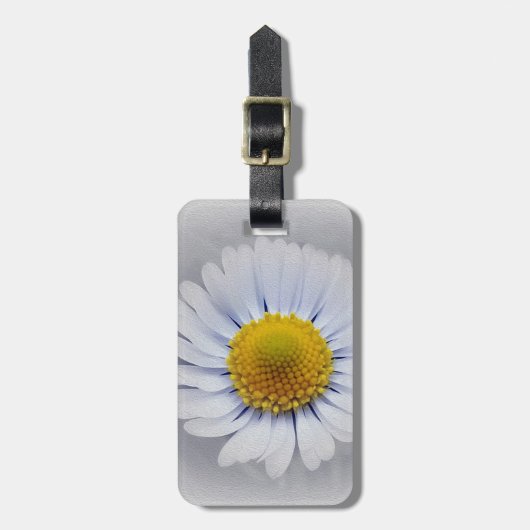 strahlend weiß gepäckanhänger (Vorderseite vertikal)