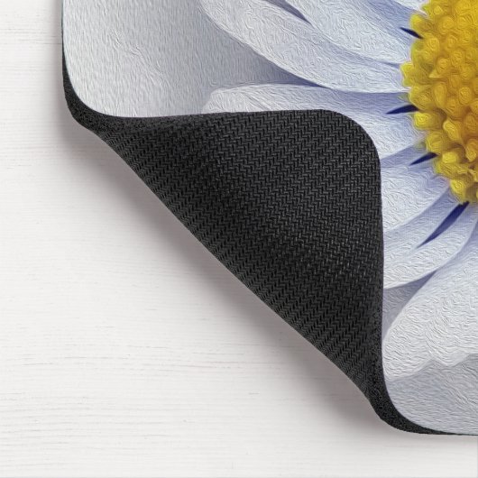 strahlend weiß mousepad (Ecke)