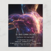 Strahlende Aktuelle Aura Energie Flyer (Hinten)