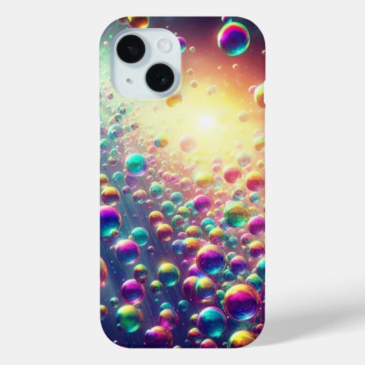 Strahlende Blasen Case-Mate iPhone Hülle (Rückseite)