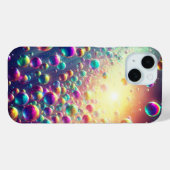 Strahlende Blasen Case-Mate iPhone Hülle (Rückseite (Horizontal))