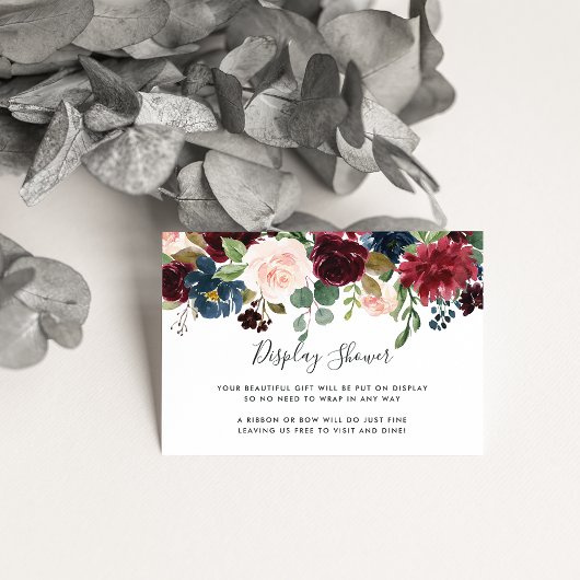 Strahlende Blendenanzeige-Duschkarte Begleitkarte