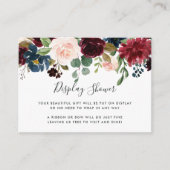 Strahlende Blendenanzeige-Duschkarte Begleitkarte (Vorderseite)