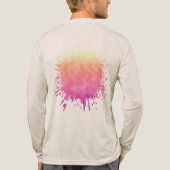 Strahlende Blüte Tri-Blend Shirt (Rückseite)