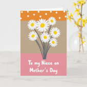Strahlende Blüten Mutter Karte (Gelbe Blume)