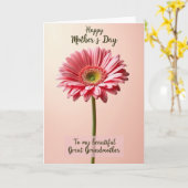 Strahlende Daisy Muttertags-Karte Karte (Gelbe Blume)