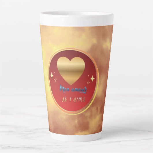 Strahlende ewige Liebe Milchtasse (Vorderseite)