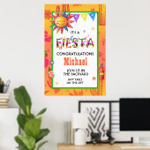 Strahlende Fiesta-Abschlussfeier Poster (Heimbüro)