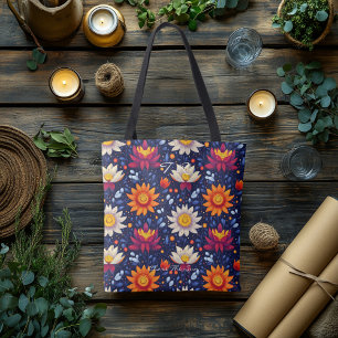 Strahlende Florale Explosion Wellness-Tasche Tasche