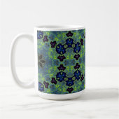 Strahlende Fraktal-Symphonie Kaffeetasse (Links)