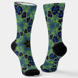 Strahlende Fraktalsymphonie Socken