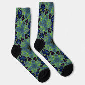 Strahlende Fraktalsymphonie Socken (Rechts)