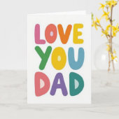 Strahlende Liebe Papa Karte (Gelbe Blume)