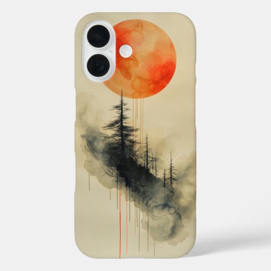 Strahlende Minimale Sonne Case-Mate iPhone Hülle (Rückseite)