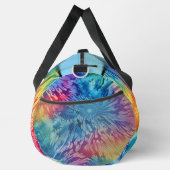 Strahlende Regenbogen-Tie-Dye-Monogramm-Personalis Duffle Bag (Rechts)